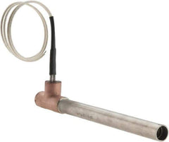 Hotwatt - 6.37" Long 400 Watt Inline Heater - 22 Watt/Sq In, 120 Volt, 12 Leads - Exact Tool & Supply