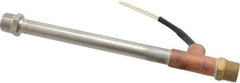 Hotwatt - 6.37" Long 400 Watt Inline Heater - 22 Watt/Sq In, 120 Volt, 12 Leads - Exact Tool & Supply
