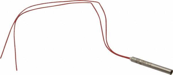 Hotwatt - 120 Volt, 1/4" Diam, 50 Watt, Low Density Cartridge Heater - 2" Long, 35 Watts per Sq In - Exact Tool & Supply