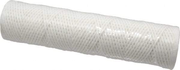 Parker - 2-1/2" OD, 10µ, Cotton String-Wound Cartridge Filter - 10" Long - Exact Tool & Supply