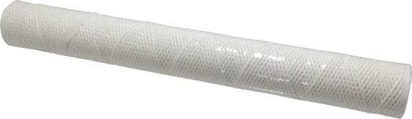 Parker - 2-1/2" OD, 10µ, Cotton String-Wound Cartridge Filter - 20" Long - Exact Tool & Supply