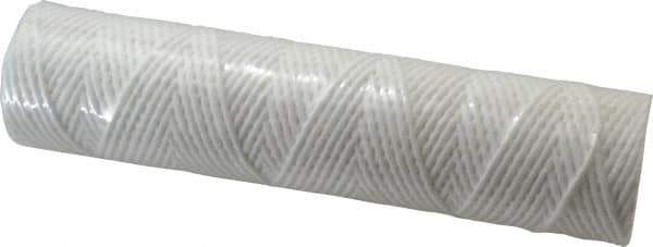 Parker - 2-1/2" OD, 10µ, Cotton String-Wound Cartridge Filter - 10" Long - Exact Tool & Supply