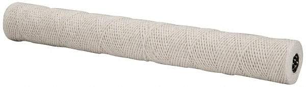 Parker - 2-1/2" OD, 10µ, Acetate Cotton String-Wound Cartridge Filter - 20" Long - Exact Tool & Supply