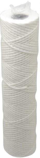 Parker - 2-1/2" OD, 10µ, Cotton String-Wound Cartridge Filter - 10" Long - Exact Tool & Supply