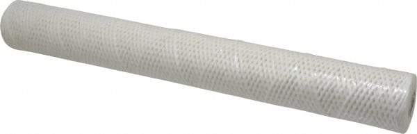 Parker - 2-1/2" OD, 25µ, Cotton String-Wound Cartridge Filter - 20" Long - Exact Tool & Supply