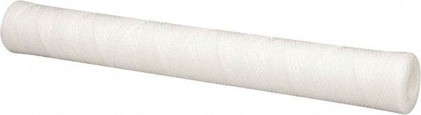 Parker - 2-1/2" OD, 10µ, Polypropylene Cotton String-Wound Cartridge Filter - 20" Long - Exact Tool & Supply