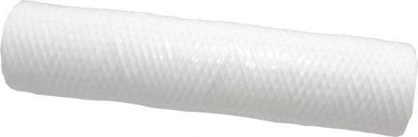 Parker - 2-1/2" OD, 25µ, Polypropylene Cotton String-Wound Cartridge Filter - 10" Long - Exact Tool & Supply