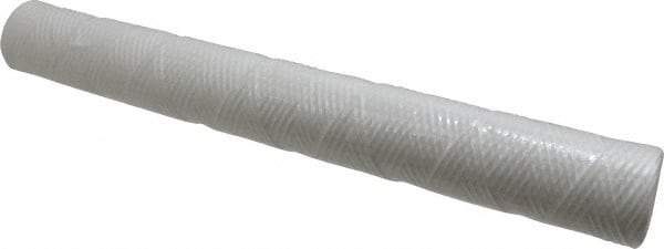 Parker - 2-1/2" OD, 25µ, Polypropylene Cotton String-Wound Cartridge Filter - 20" Long - Exact Tool & Supply