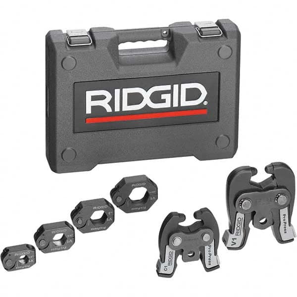 Ridgid - Presser Replacement Jaws Type: Press Ring Kit Jaw Size Range: 1/2" to 1-1/4" (Inch) - Exact Tool & Supply