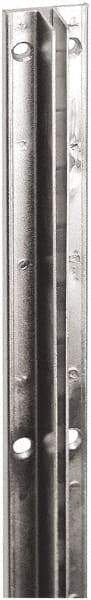ECONOCO - Zinc Coated Single Slotted Standard Bracket - 96" Long, 13/16" Wide - Exact Tool & Supply