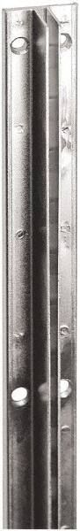 ECONOCO - Zinc Coated Single Slotted Standard Bracket - 120" Long, 13/16" Wide - Exact Tool & Supply