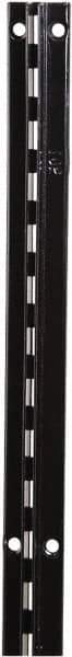 ECONOCO - Black Finish Single Slotted Standard Bracket - 120" Long, 11/16" Wide - Exact Tool & Supply
