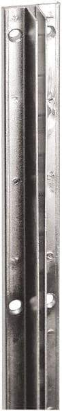 ECONOCO - Zinc Coated Single Slotted Standard Bracket - 120" Long, 11/16" Wide - Exact Tool & Supply