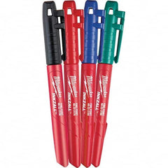 Milwaukee Tool - Markers & Paintsticks Type: Clog Resistant Color: Multi-Color - Exact Tool & Supply