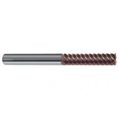 8mm Dia. - 100mm OAL - 55° Helix Firex Carbide End Mill - 6 FL - Exact Tool & Supply
