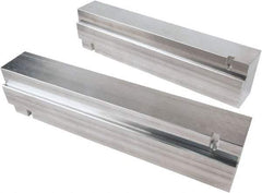 Kurt - 1.475" Jaw Width, Quick Change Jaw System, Vise Jaw Set - Aluminum Alloy, Bolt On, Soft Jaws - Exact Tool & Supply