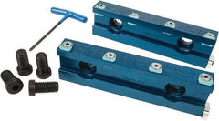 Kurt - 1.075" Jaw Width, Quick Change Jaw System, Vise Jaw Set - Aluminum Alloy, Bolt On, Soft Jaws - Exact Tool & Supply