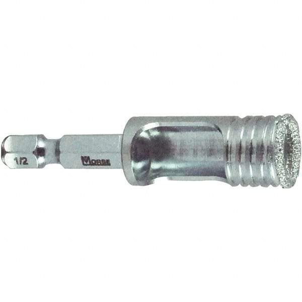 M.K. MORSE - 1/2" Diam, 1-1/2" Cutting Depth, Hole Saw - Steel Saw, Gulleted Edge - Exact Tool & Supply