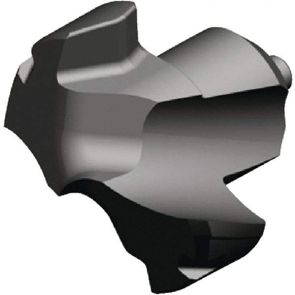 Kennametal - Series KenTIP, 8.8mm Diam Grade KCP15 140° Replaceable Drill Tip - Carbide, AlTiN Finish, G Seat Size - Exact Tool & Supply