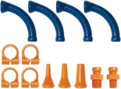 Loc-Line - 1/4" Hose Inside Diam, Coolant Hose Extended Elbow - For Use with Loc-Line Modular Hose System - Exact Tool & Supply