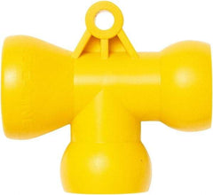 Loc-Line - 1/2" Hose Inside Diam, Coolant Hose T-Fitting - For Use with Loc-Line Modular Hose System - Exact Tool & Supply