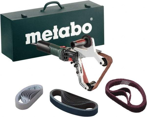 Metabo - 1-1/2 x 30", 2,400 to 8,900 RPM Air Belt Sander - 0.25 hp, 1,650 to 5,500 SFPM - Exact Tool & Supply