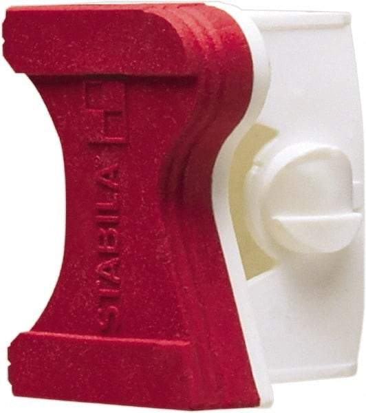 Stabila - Level Replacement End Cap Mount - Red, Use with R300 Series Levels - Exact Tool & Supply