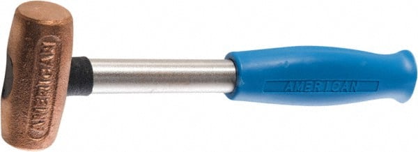 American Hammer - 4 Lb Head 1-5/8" Face Copper Hammer - Exact Tool & Supply