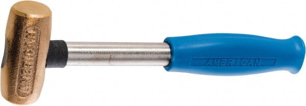 American Hammer - 1-1/2 Lb Head 1-1/4" Face Copper Hammer - Exact Tool & Supply