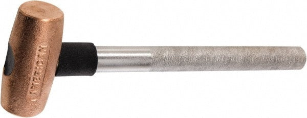 American Hammer - 3 Lb Head 1-3/4" Face Copper Hammer - Exact Tool & Supply