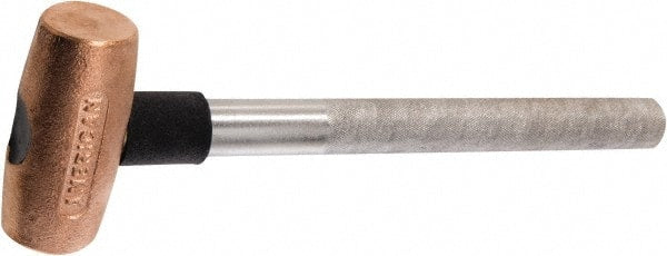 American Hammer - 1 Lb Head 1-1/8" Face Copper Hammer - Exact Tool & Supply