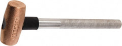 American Hammer - 2 Lb Head 1-1/2" Face Copper Hammer - Exact Tool & Supply