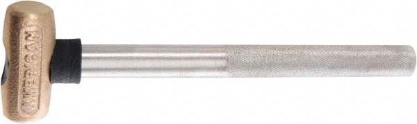 American Hammer - 8 oz Head 1" Face Bronze Head Hammer - Exact Tool & Supply
