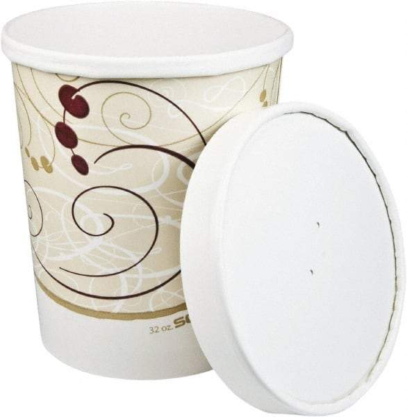 Solo - 32 oz Flexstyle Paper Double Poly Food Combo Packs - Symphony Design - Exact Tool & Supply