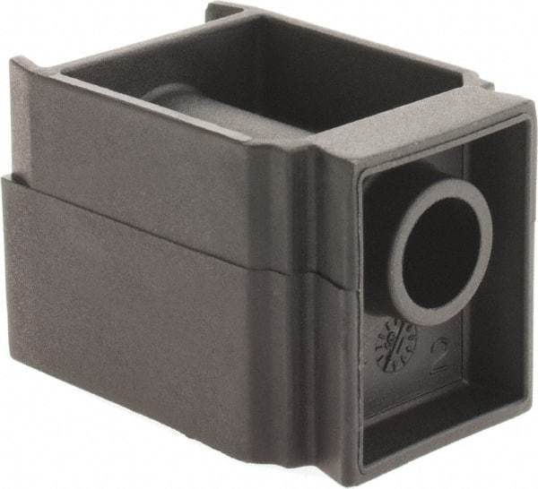 Transair - 7/16" OD, Spacer Block for Pipe Clips - Plastic, 232 Max psi, 1-3/16" Long - Exact Tool & Supply