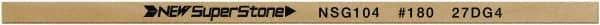 Value Collection - Flat Ceramic Finishing Stick - 100mm Long x 0.8mm Wide x 4mm Thick, 180 Grit - Exact Tool & Supply