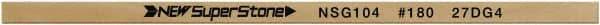 Value Collection - Flat Ceramic Finishing Stick - 100mm Long x 0.5mm Wide x 10mm Thick, 180 Grit - Exact Tool & Supply