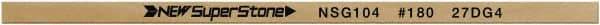 Value Collection - Flat Ceramic Finishing Stick - 100mm Long x 0.5mm Wide x 1mm Thick, 180 Grit - Exact Tool & Supply