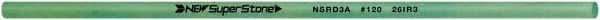 Value Collection - Round Ceramic Finishing Stick - 100mm Long x 3.175mm Wide x 3.2mm Thick, 120 Grit - Exact Tool & Supply