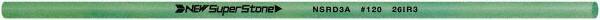 Value Collection - Round Ceramic Finishing Stick - 50mm Long x 3.175mm Wide x 3.2mm Thick, 120 Grit - Exact Tool & Supply