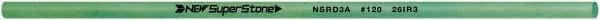 Value Collection - Round Ceramic Finishing Stick - 100mm Long x 3mm Wide x 3mm Thick, 120 Grit - Exact Tool & Supply