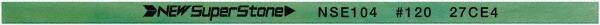 Value Collection - Flat Ceramic Finishing Stick - 100mm Long x 0.8mm Wide x 10mm Thick, 120 Grit - Exact Tool & Supply