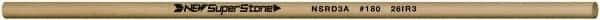 Value Collection - Round Ceramic Finishing Stick - 100mm Long x 3.175mm Wide x 3.2mm Thick, 180 Grit - Exact Tool & Supply