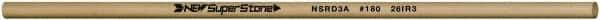 Value Collection - Round Ceramic Finishing Stick - 100mm Long x 3mm Wide x 3mm Thick, 180 Grit - Exact Tool & Supply