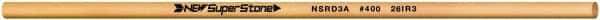 Value Collection - Round Ceramic Finishing Stick - 100mm Long x 3mm Wide x 3mm Thick, 400 Grit - Exact Tool & Supply