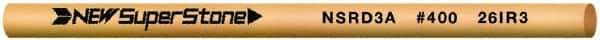 Value Collection - Round Ceramic Finishing Stick - 100mm Long x 2.35mm Wide x 2.4mm Thick, 400 Grit - Exact Tool & Supply