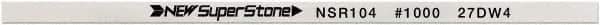 Value Collection - Flat Ceramic Finishing Stick - 100mm Long x 0.5mm Wide x 10mm Thick, 1,000 Grit - Exact Tool & Supply