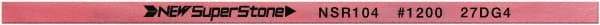 Value Collection - Flat Ceramic Finishing Stick - 100mm Long x 0.8mm Wide x 10mm Thick, 1,200 Grit - Exact Tool & Supply