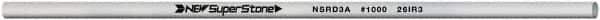 Value Collection - Round Ceramic Finishing Stick - 100mm Long x 3.175mm Wide, 1,000 Grit - Exact Tool & Supply