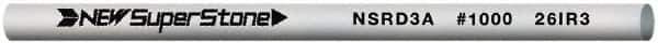 Value Collection - Round Ceramic Finishing Stick - 50mm Long x 2.35mm Wide, 1,000 Grit - Exact Tool & Supply